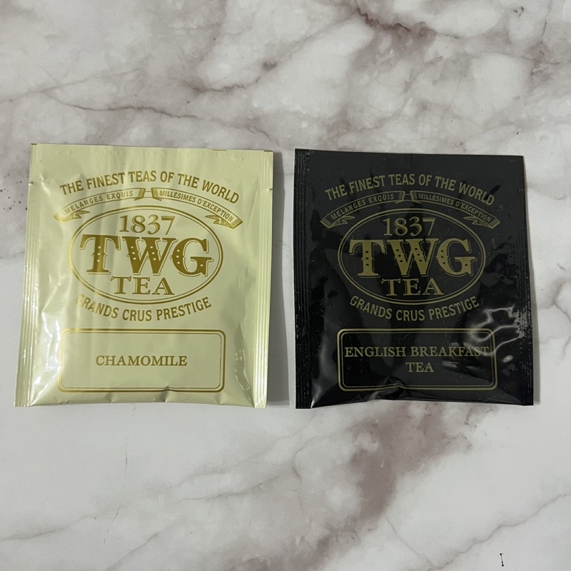 即期出清👉🏻  1837 TWG TEA 新加坡頂級貴婦茶 茶包 洋甘菊茶 英式早餐茶