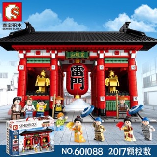 ⛩️現貨⛩️ 森寶積木 日式積木 雷門積木 雷金龍山寺 交換禮物 淺草寺 東京 日式街景系列 益智玩具 相容樂 代客組