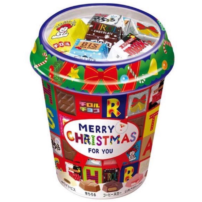 日本 松尾 TIROL 滋露 綜合方塊巧克力 聖誕節限定包裝