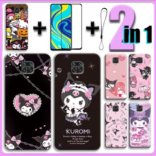 2 合 1 適用於 Redmi Note 9 Pro Redmi Note 9 Pro Max 手機殼帶鋼化玻璃陶瓷螢幕