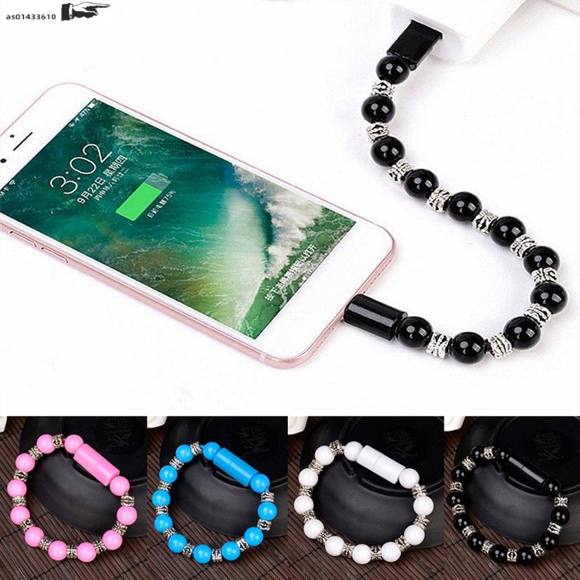 Smart Charger Bracelet Beads USB Invisible Charging Data For