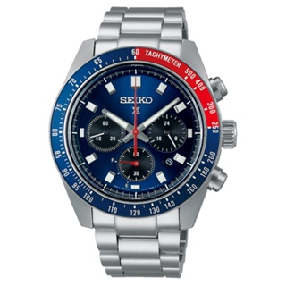 SEIKO 精工PROSPEX太陽能三眼計時腕錶-藍紅41.4mm(SSC913P1/V192-0AH0B)SK028
