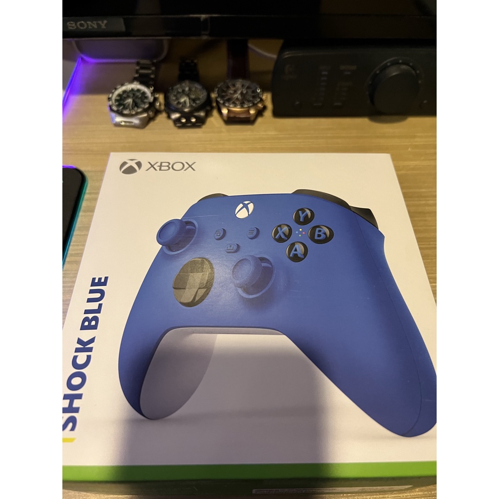 全新Microsoft 微軟 Xbox 無線控制器(衝擊藍)