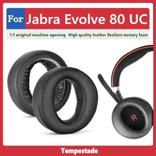 適用於 Jabra Evolve 80 UC 耳罩 耳機套 耳機罩 頭戴式耳機保護套 替換耳墊