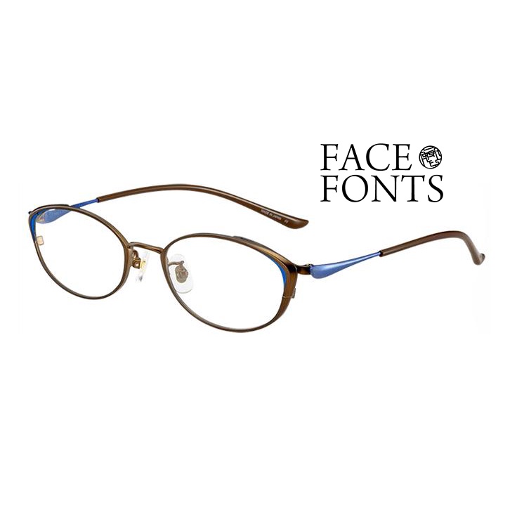 Face Fonts FF142 日本品牌眼鏡｜女純鈦超輕眼鏡框 女生品牌眼鏡框【幸子眼鏡】