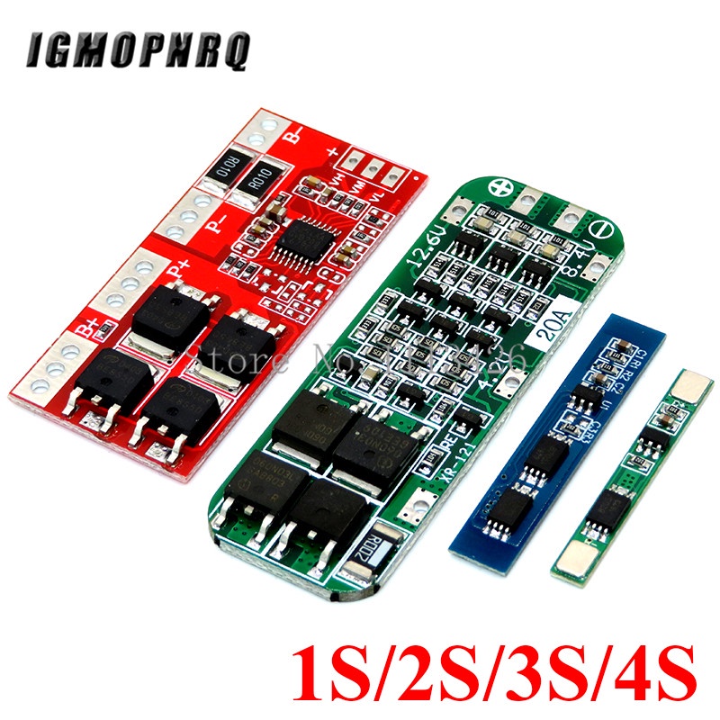 1s 2S 3S 3S 4S 3A 20A 30A 鋰離子鋰電池 18650 充電器 PCB BMS 鑽機電機鋰電池模塊