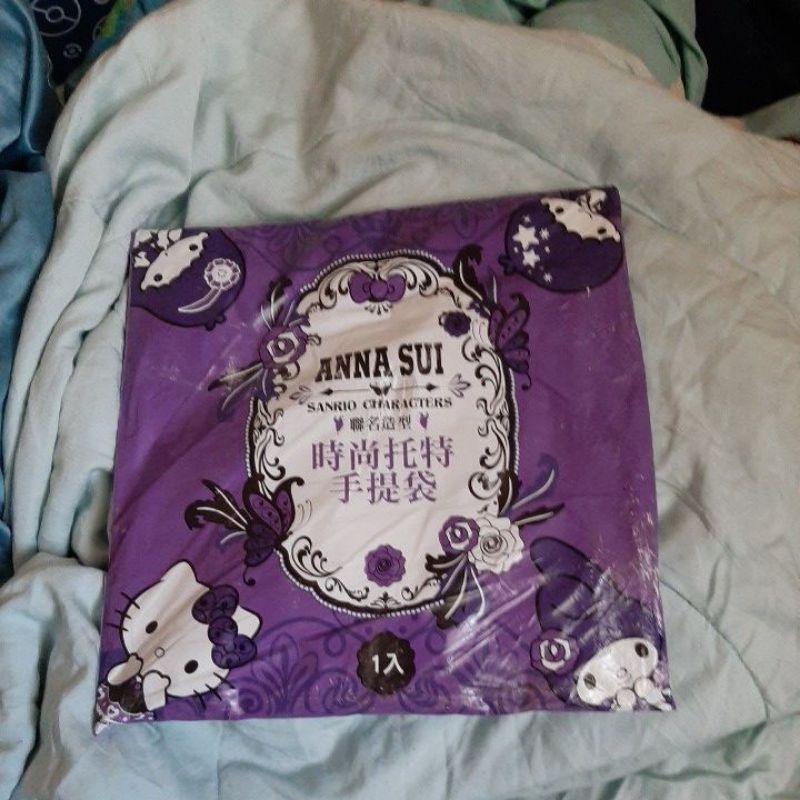 福虎生風_Anna  sui&amp; sanrio聯名時尚蝴蝶款＆玫瑰款&amp;獨角獸款＆kitty款&amp;美樂帝款＆雙子星款托特手提袋