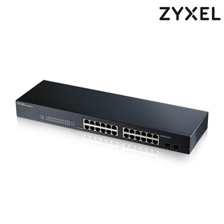 【含稅店】ZyXEL 合勤 GS1900-24 24埠GbE智慧型網管交換器 SFP 2埠 光纖 HUB SWICH