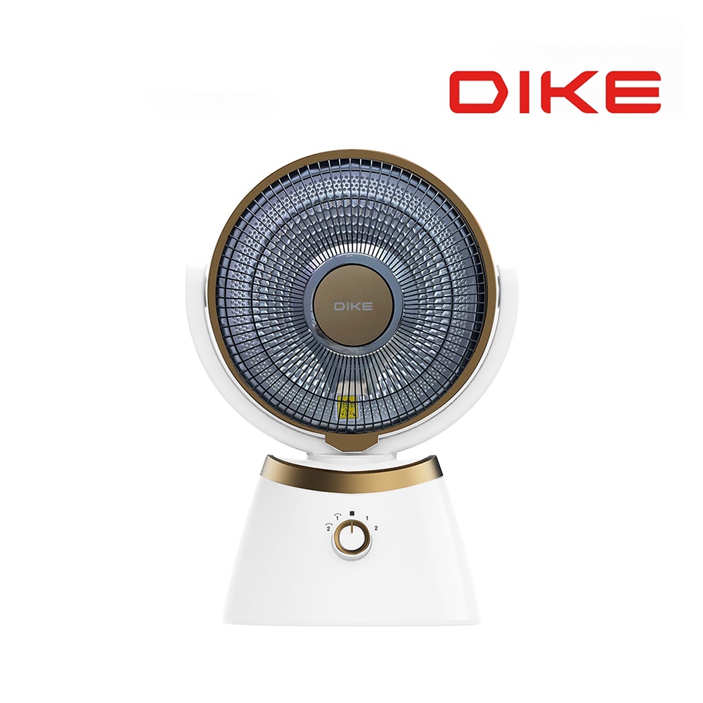 【DIKE】 10吋擺頭瞬熱碳素電暖器 HLE400 HLE400WT