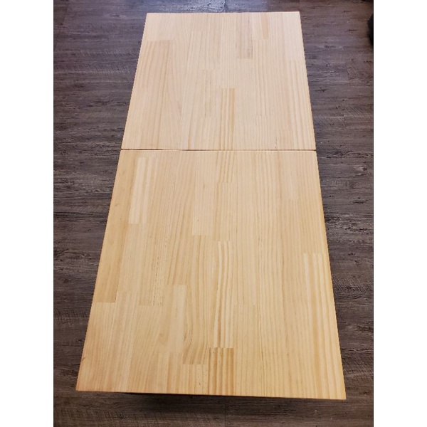 松木摺疊木板、露營車宿可當床板桌板、尺寸長120×寬60×厚1.5公分