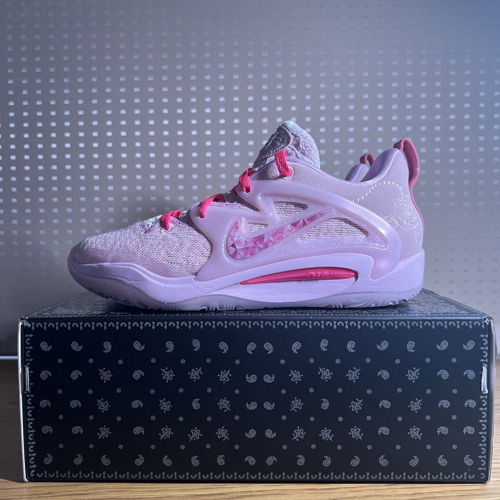 Nike KD15 EP Aunt Pearl 珍珠阿姨 粉紅 乳癌 杜蘭特 US9.5 男鞋 DQ3852-600