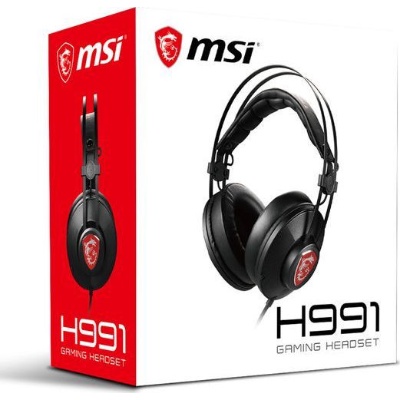 【免運】MSI｜H991 GAMING HEADSET｜全新未拆｜專業 電競耳機 耳麥 有線耳機 麥克風 電競