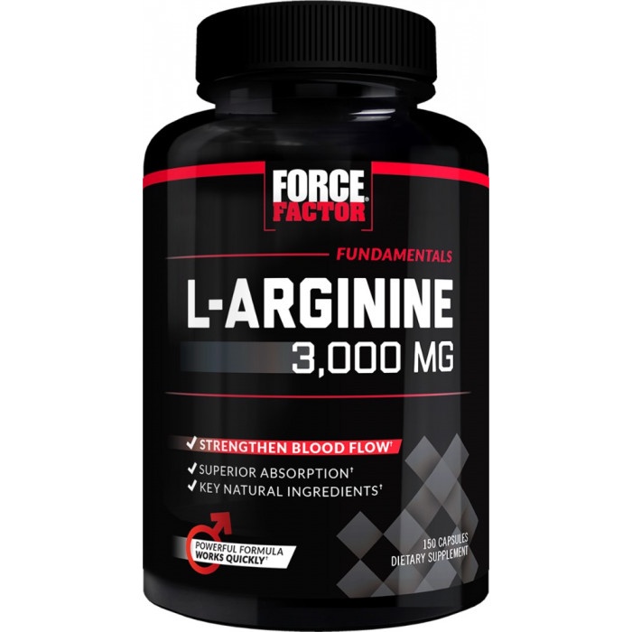 459元 Force Factor L-Arginine，L-精氨酸，一氧化氮 Score! XXL