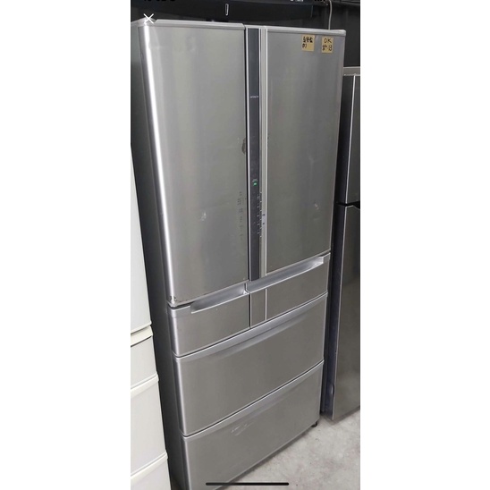 二手中古日立6門變頻冰箱，可以製冰，型號，保固三個月