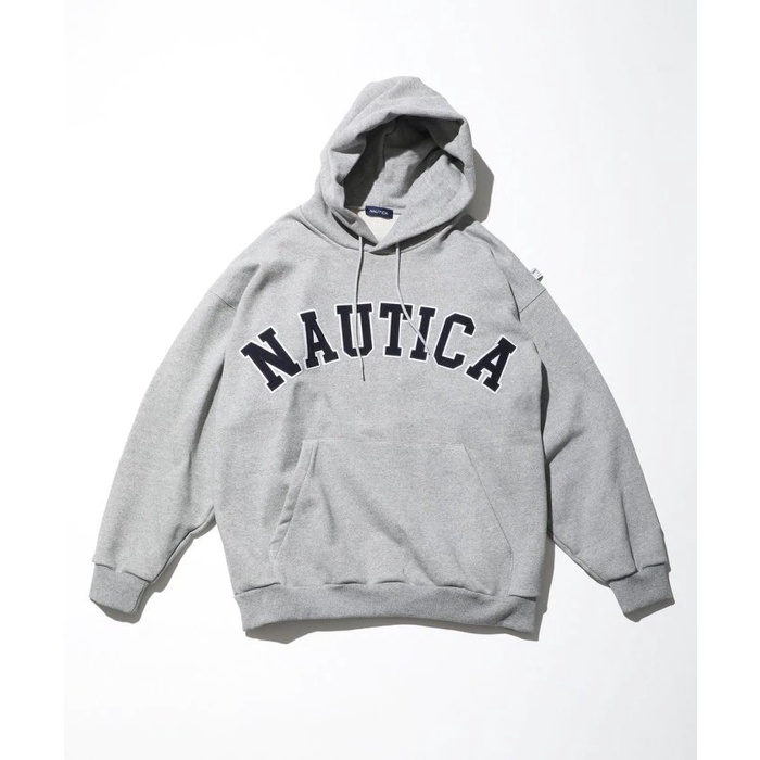 【日貨代購CITY】NAUTICA ARCH LOGO SWEAT LETTERED PARKA 刺繡 帽T 預訂