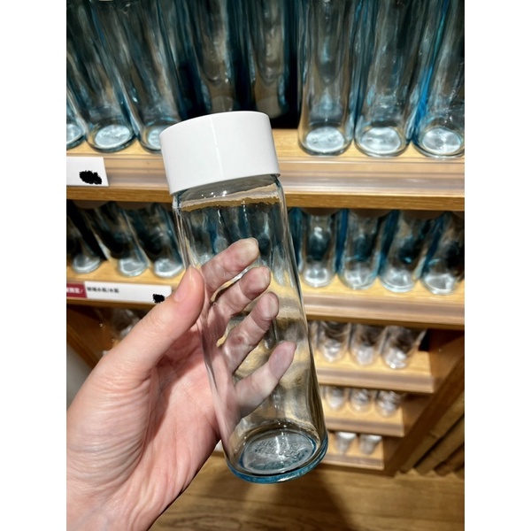 代購 ✨台東限定✨MUJI 無印良品 玻璃 水瓶 水壺 環保杯 隨身瓶 台東藍🌊