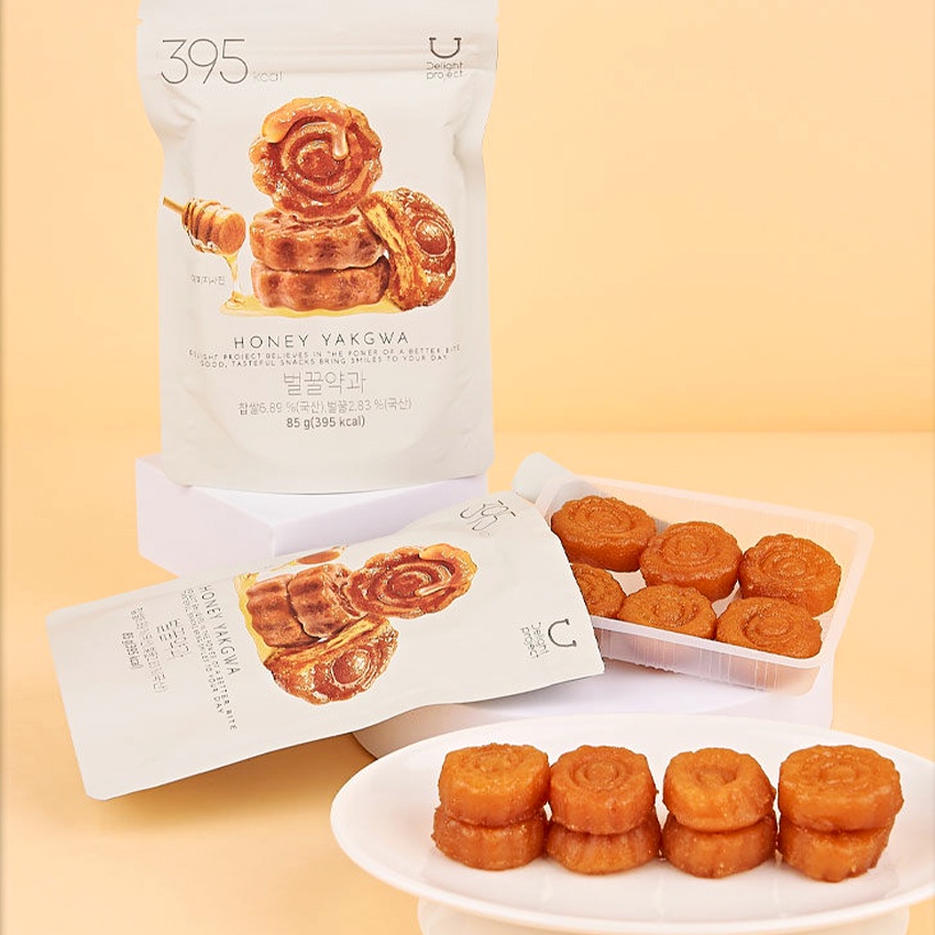Delight Project 蜂蜜藥果 85g 蜂蜜 餅乾 糕點 韓國傳統零食 貝果餅乾 韓國代購 韓國零食