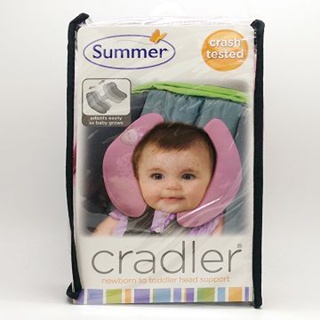美國 Summer infant Cradler 可調式頭部保護枕/護頸枕 安全座椅用枕-粉色(3956)