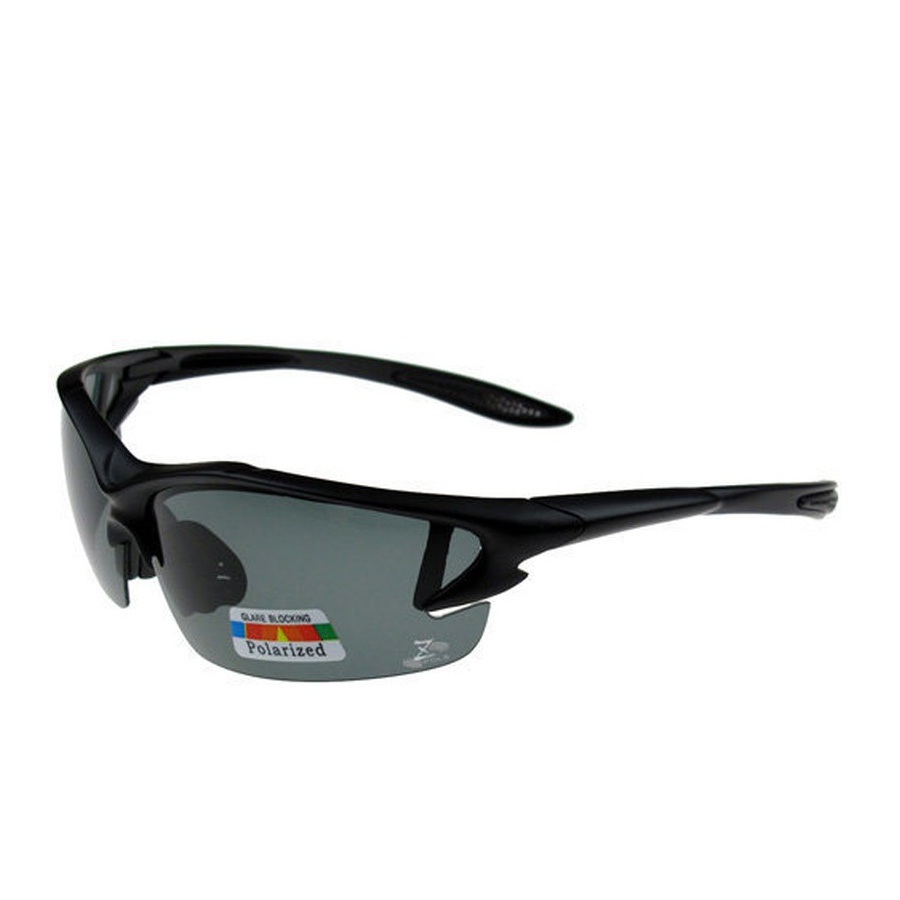 【Z-POLS 極緻顛峰消光霧面帥黑款】搭載美國寶麗來頂級100%偏光運動款太陽眼鏡，全新上市!