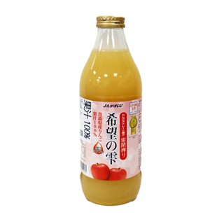 JA青森農協 希望之雫 蘋果汁 1000ml【Donki日本唐吉訶德】青森縣產 蘋果果汁