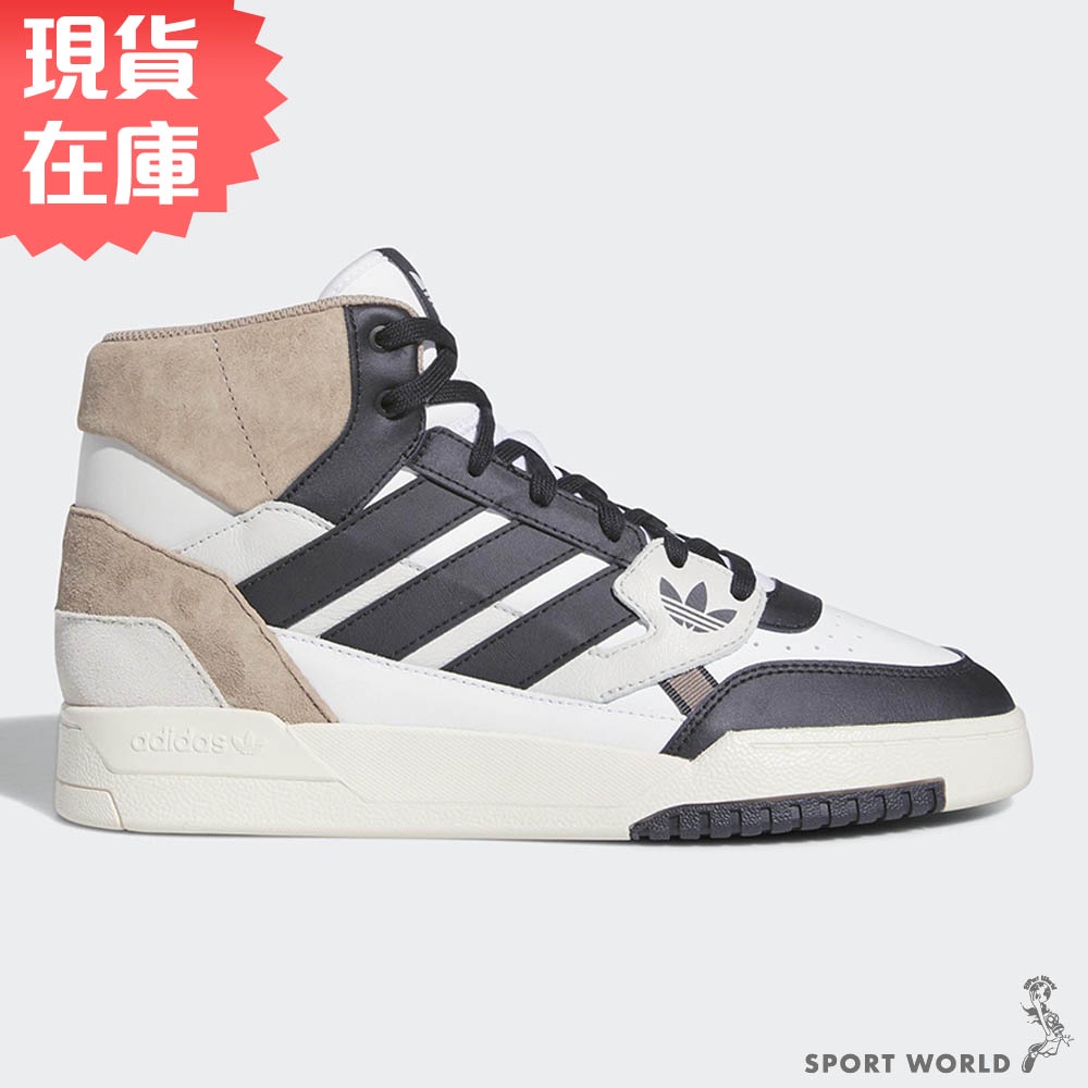 Adidas 男鞋 女鞋 休閒鞋 Drop Step 高筒 皮革 棕白黑【運動世界】GV9323