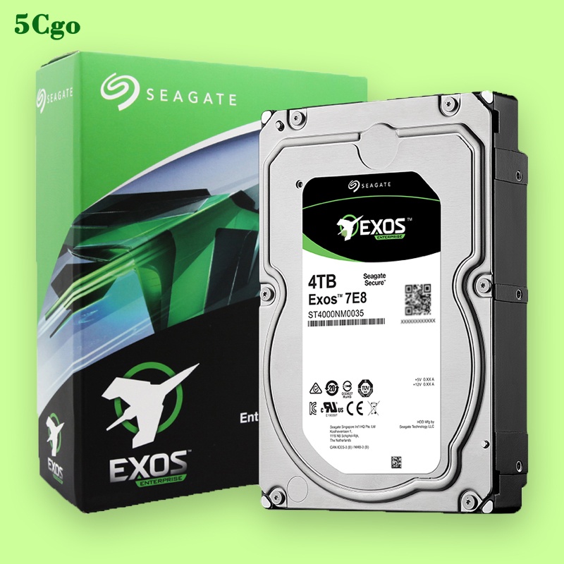 5Cgo【含稅】Seagate/希捷 ST4000NM0035 4TB SATA銀河企業級7200轉機械4T垂直