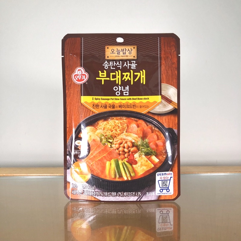 韓國🇰🇷不倒翁正宗韓式湯底調味醬包 ❤️牛骨部隊鍋湯110g #開箱樂