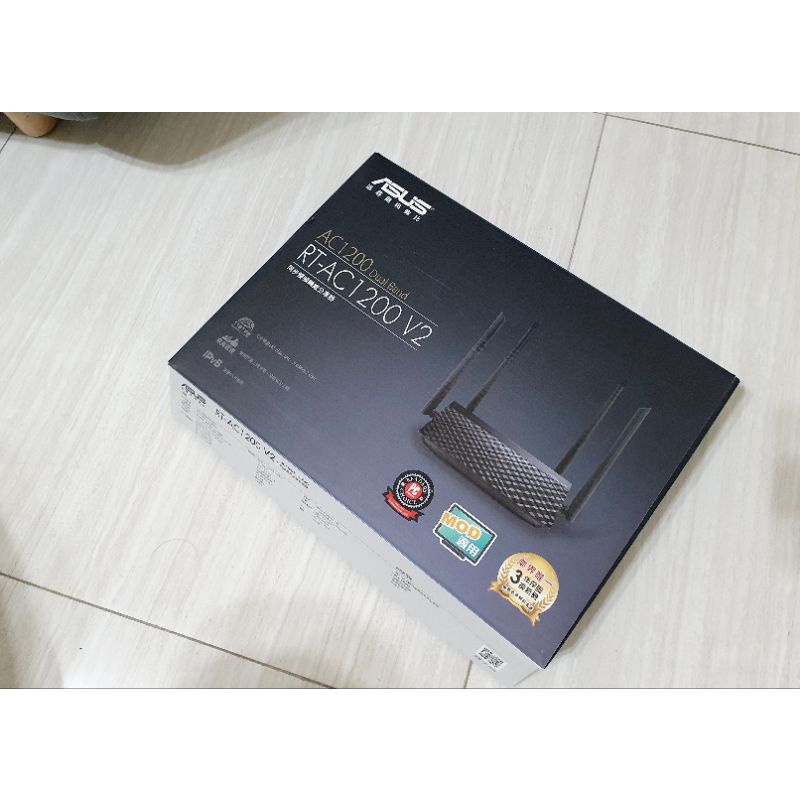 華碩 ASUS RT-AC1200 V2 網路分享器 網路路由器