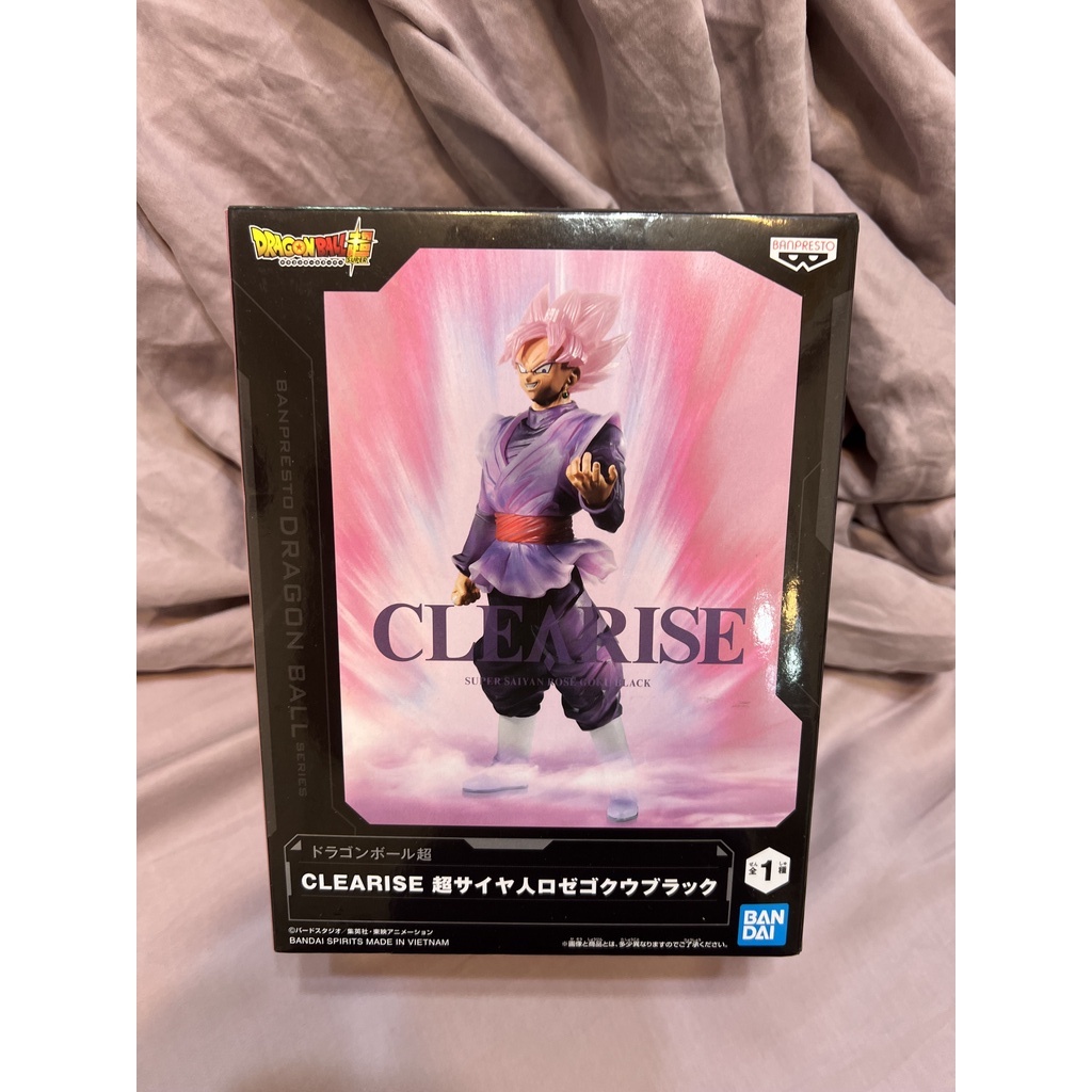 正版 BANPRESTO 金證 寬盒 七龍珠超 CLEARISE 超級賽亞人 黑悟空 扎馬斯 公仔