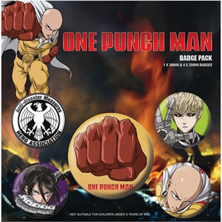 一拳超人一拳之力徽章組 / One Punch Man