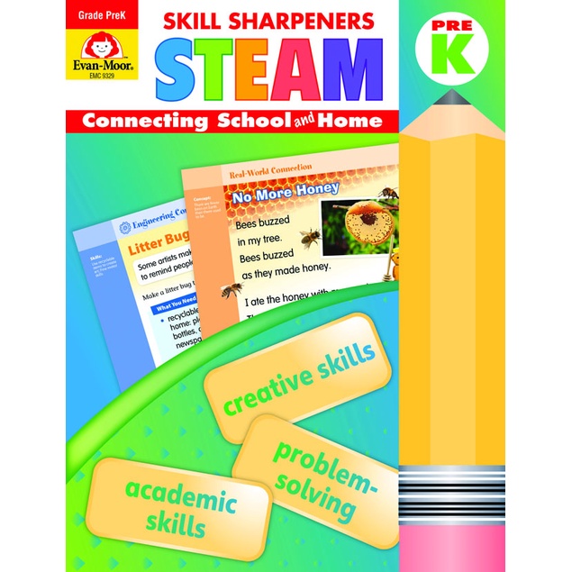 Skill Sharpeners STEAM, Grade PreK/Evan Moor【禮筑外文書店】