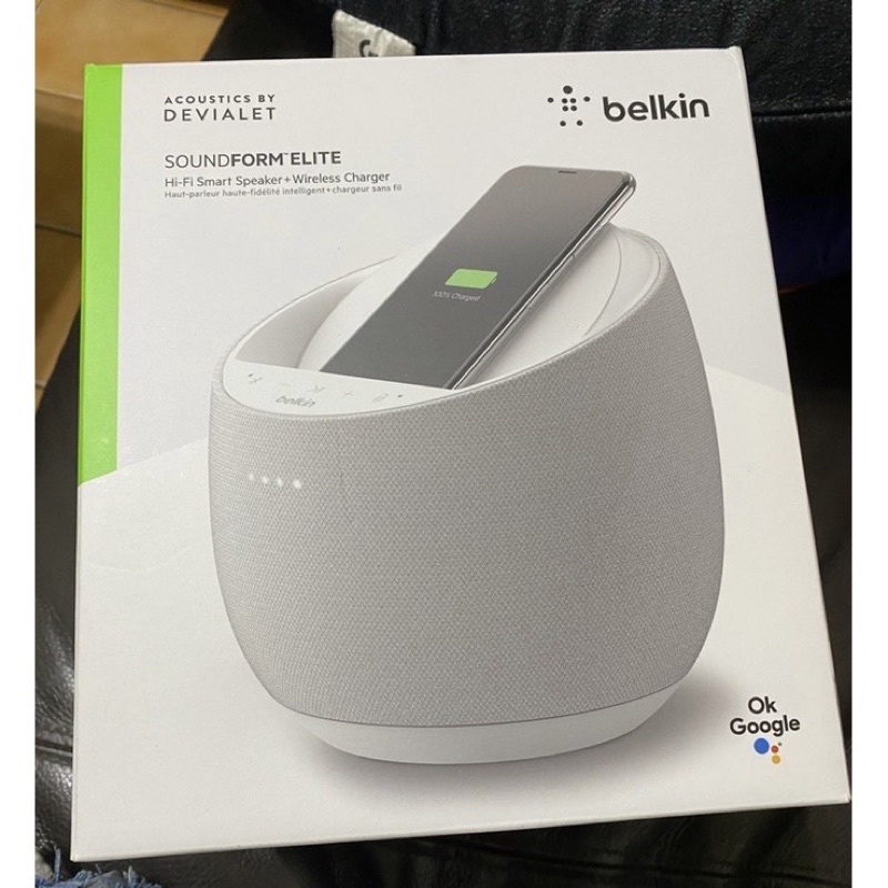 Belkin x DEVIALET 】Belkin SOUNDFORM™ ELITE HiFi 智慧音箱+無線