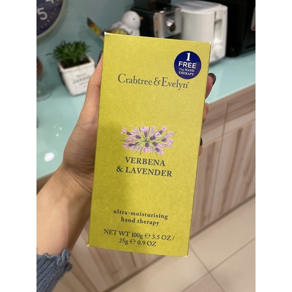 Crabtree &amp; Evelyn瑰柏翠Verbena and Lavender馬鞭草護手霜禮盒100g+25g交換禮物