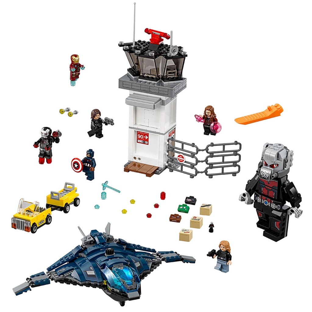 LEGO 樂高 Marvel 超級英雄 76051 無外盒 內容物全新 機場決戰 Airport Battle 大蟻人