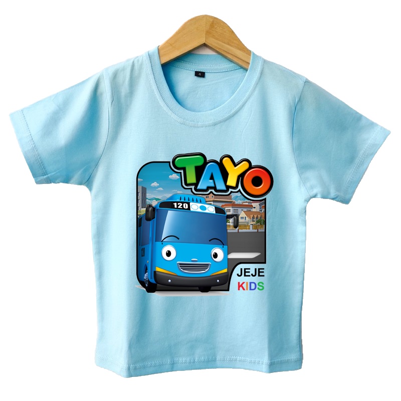 Tayo 藍色 BABY T 恤衣服