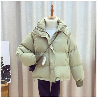 臺灣出貨2022冬裝新款韓版棉服女短款學生加厚寬松BF棉衣女麵包服棉襖外套