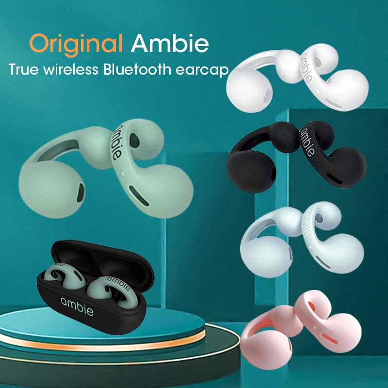 【僅耳機套】1 對 Ambie Sound Earcuffs AM-TW01 1:1 套藍牙耳機替換耳罩保護矽膠套套