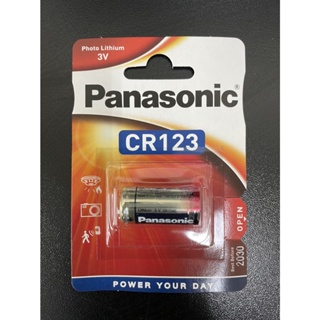【Panasonic 國際牌】《CR123》 一次性鋰電池 CR123 3V 相機閃光燈電池 1入