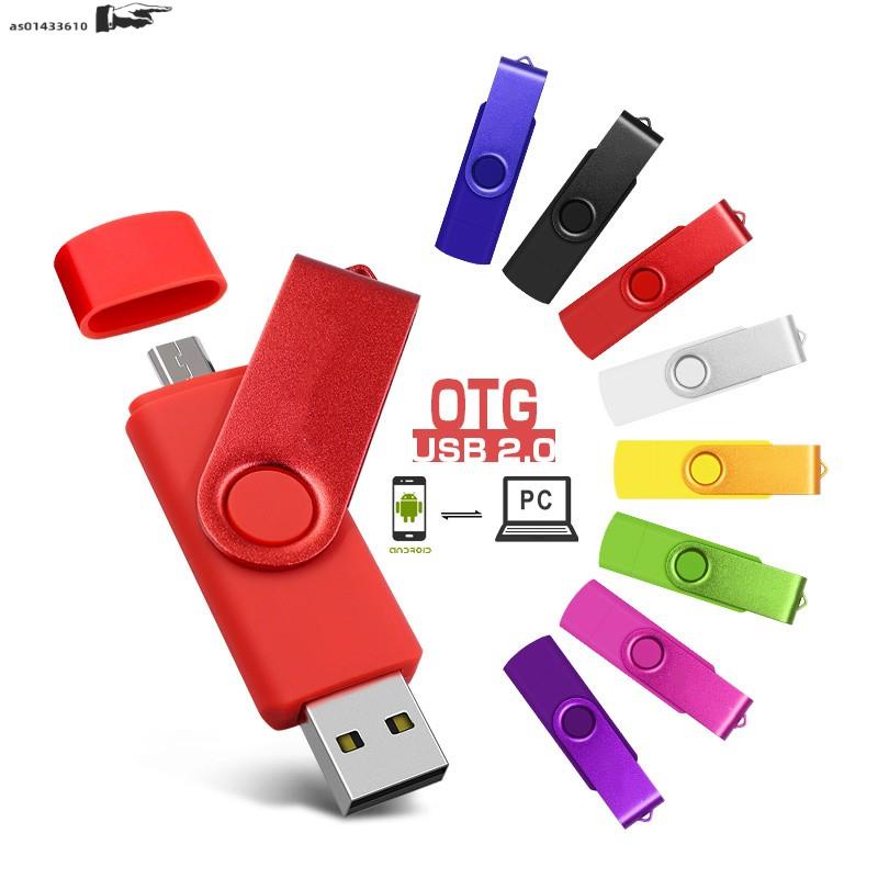 8 Colorful 64GB Micro USB to USB OTG Flash Drive USB 2.0 Met