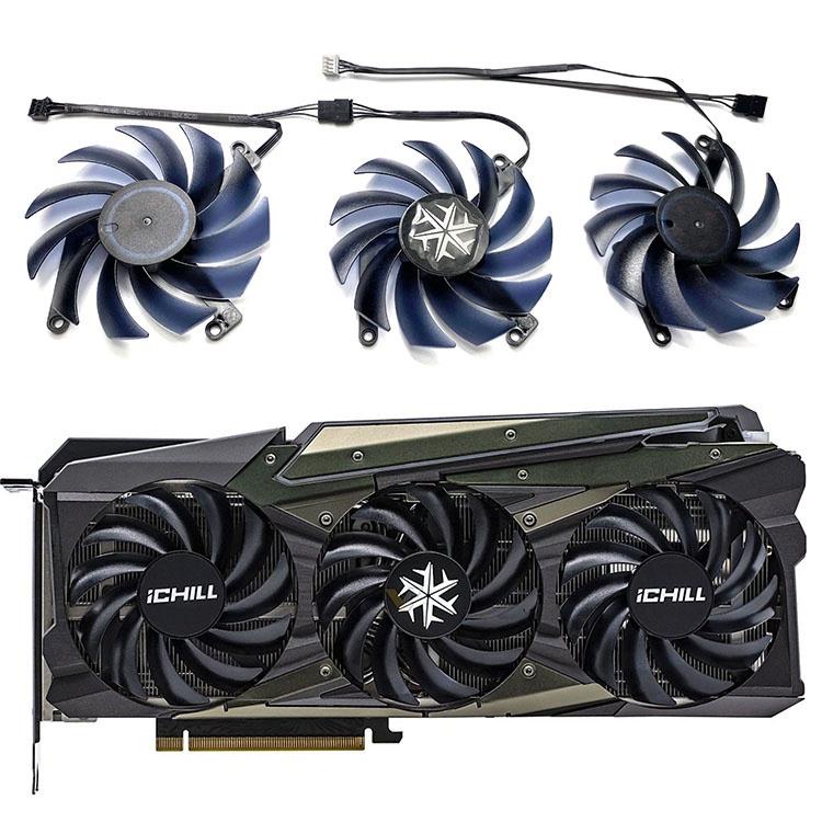 【現貨】英眾RTX3080 3080ti 3090 iCHILL X3顯卡散熱風扇顯卡風扇