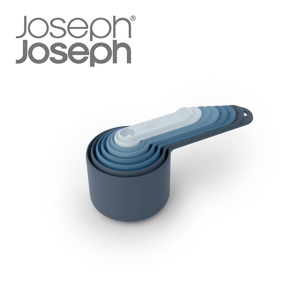 英國Joseph Joseph 量杯量匙八件組(天空藍)