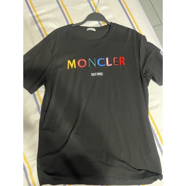 moncler彩色刺繡t