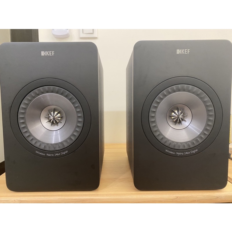 英國 KEF X300A Wireless 主動式無線喇叭 金屬灰黑 公司貨 已過保 非LSX LSX II LS50