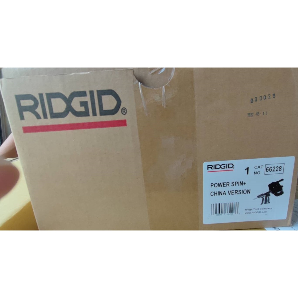 超新二手轉售  Ridgid里奇電動通管機 RIDGID 美國里奇管道工具 power spin