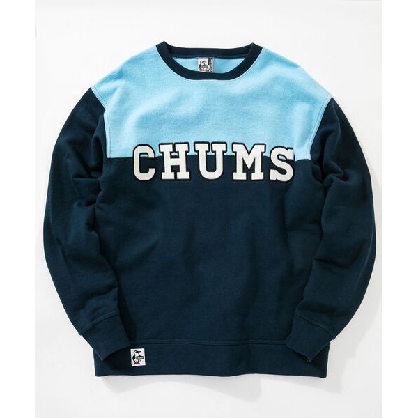 CHUMS 男 Flip Crew Top 圓領套頭衫 深藍 CH001213N001