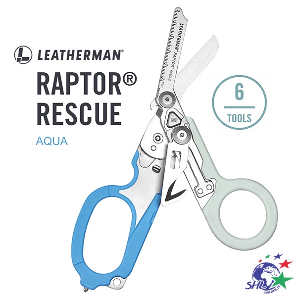 LEATHERMAN RAPTOR® RESCUE / 多功能工具剪 / 水綠色柄 / 833028 【詮國】