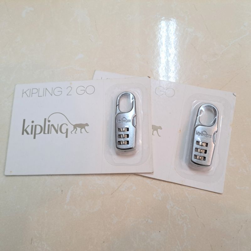 正版kipling 全新紀念鑰匙鎖／密碼鎖／鎖頭