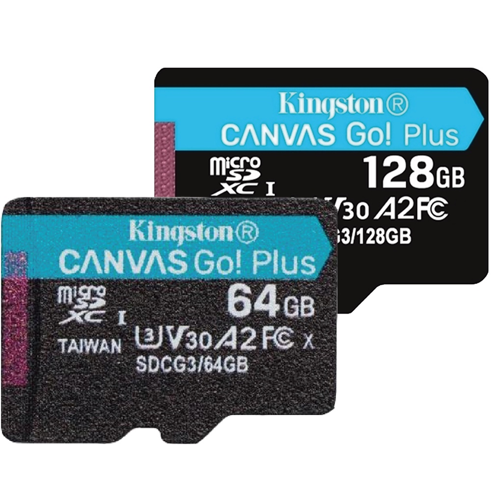 星易科技-Kingston Canvas Go! Plus microSDXC UHS-I 記憶卡(公司貨)