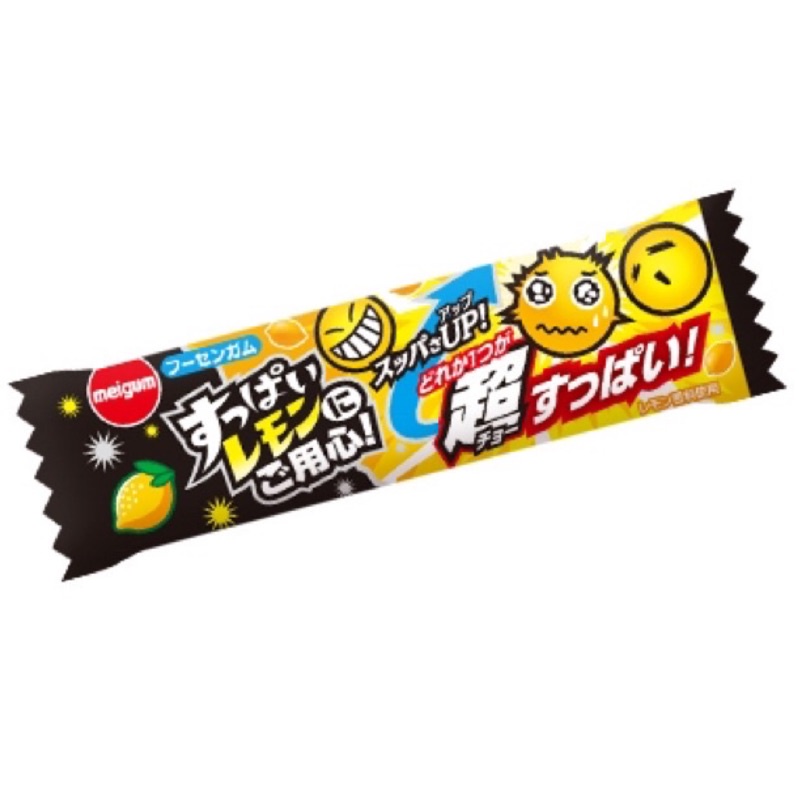 日本 明治 meigum 超酸 檸檬風味口香糖