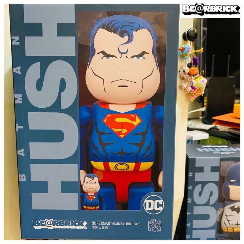 （現貨）#庫柏力克熊#超人#BE@RBRICK SUPERMAN(BATMAN:HUSH Ver.)100%&amp;400%